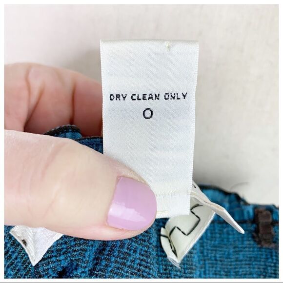 MAX STUDIO Smocked Strapless Blue/Black OS Dress - Picture 13 of 14